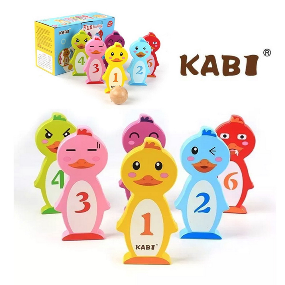 PALITROQUE PATITOS DE MADERA